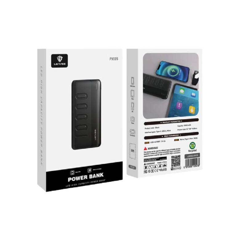 Lenyes PX135 Power Bank 10000mAh