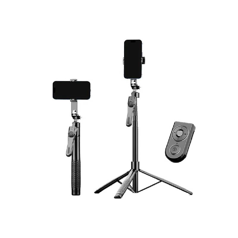 K29 2.15m Bluetooth Selfie Stick with 360 Degree Rotatable Gimbal and Tripod with Remote Control