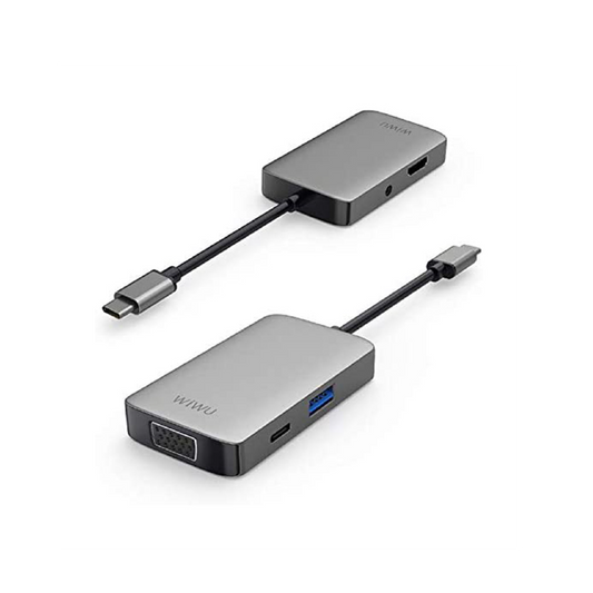 WIWU Alpha 5 in 1 USB-C Hub