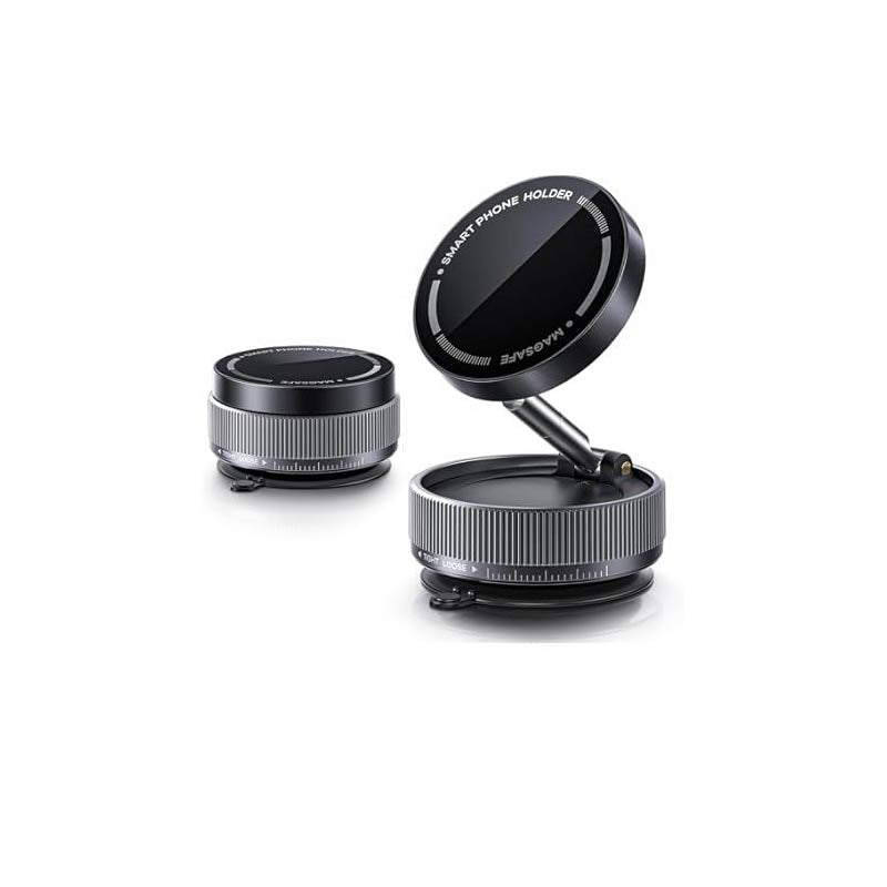 Magnetic Bracket Car Phone Holder, 360° Adjustable Suction Car Phone Mount