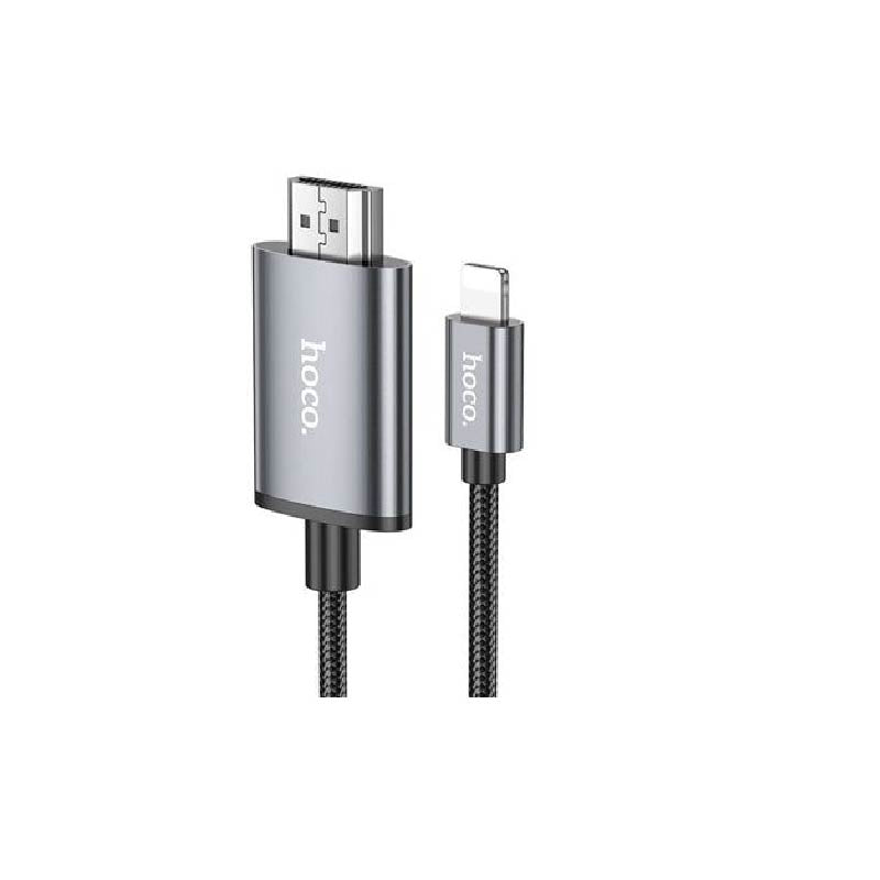Hoco Video cable Type-C to HDTV. / Video cable Lighting to HDTV UA27