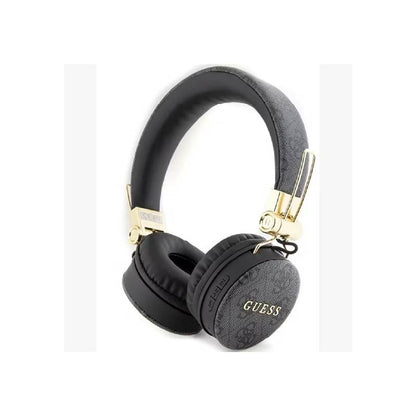 GUESS Bluetooth Headphones 4G PU Leather Logo