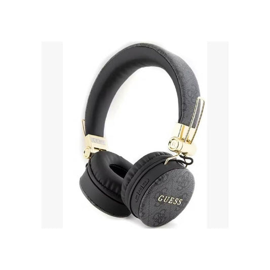 GUESS Bluetooth Headphones 4G PU Leather Logo
