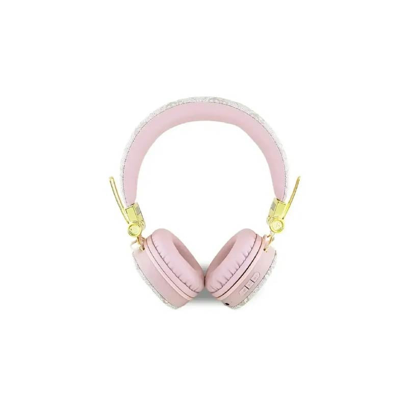 GUESS Bluetooth Headphones 4G PU Leather Logo