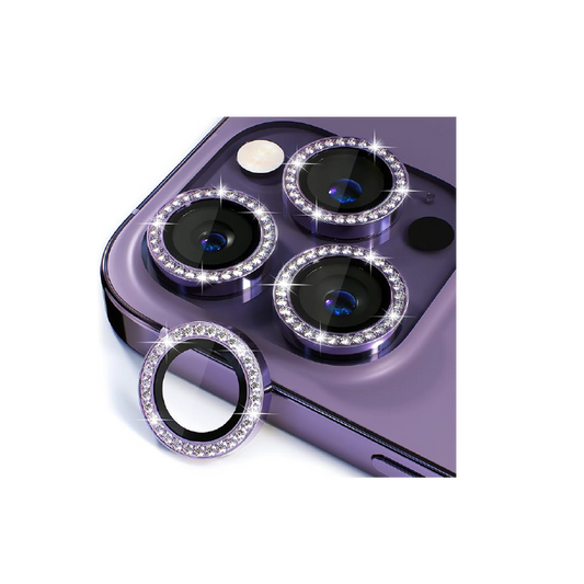 Camera Lens Protector, Camera Cover Tempered[Glitter Diamonds] 14MAX/14PRO