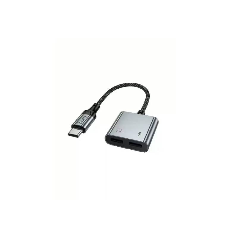 Hoco UPA34 2in1  Digital Audio Converter  USB-C to USB-C and 3.5mm