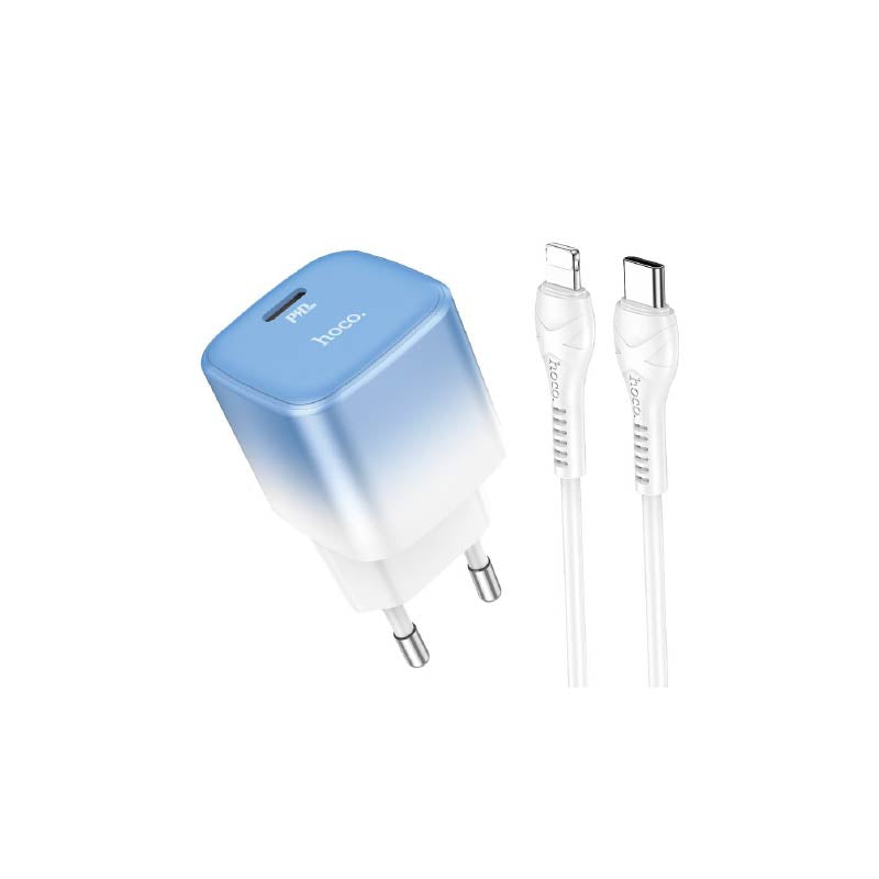 Hoco C101A, wall charger, Type-C PD 20W output + Lighting