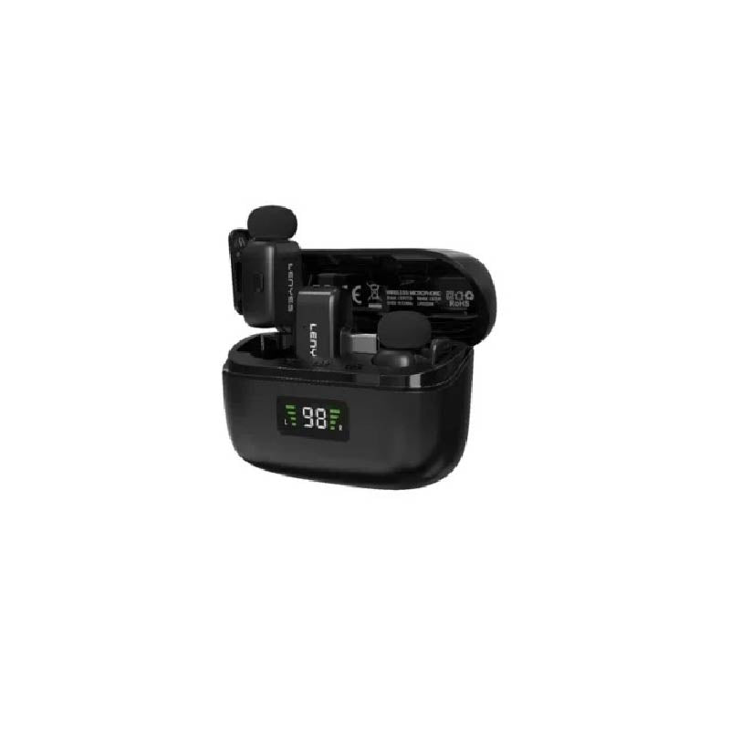 Lenyes LM206-TC (TYPE C) Wireless Microphone with Noise Cancelling CompatibaleF